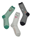 Antipast Cherry on Diamonds Sock