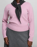 Extreme Cashmere n°430 Jeanne Crewneck Sweater in Rosa